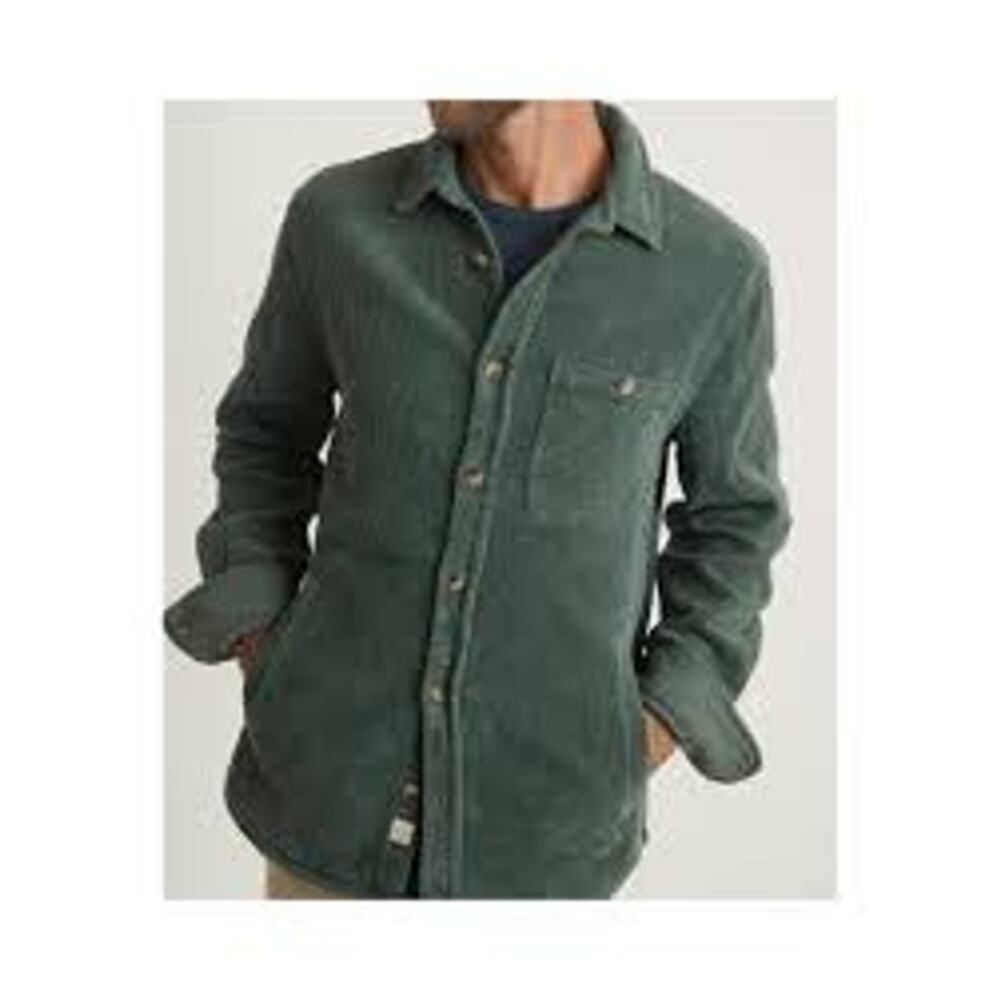 Marine Layer Forest Green Button Down Shirt